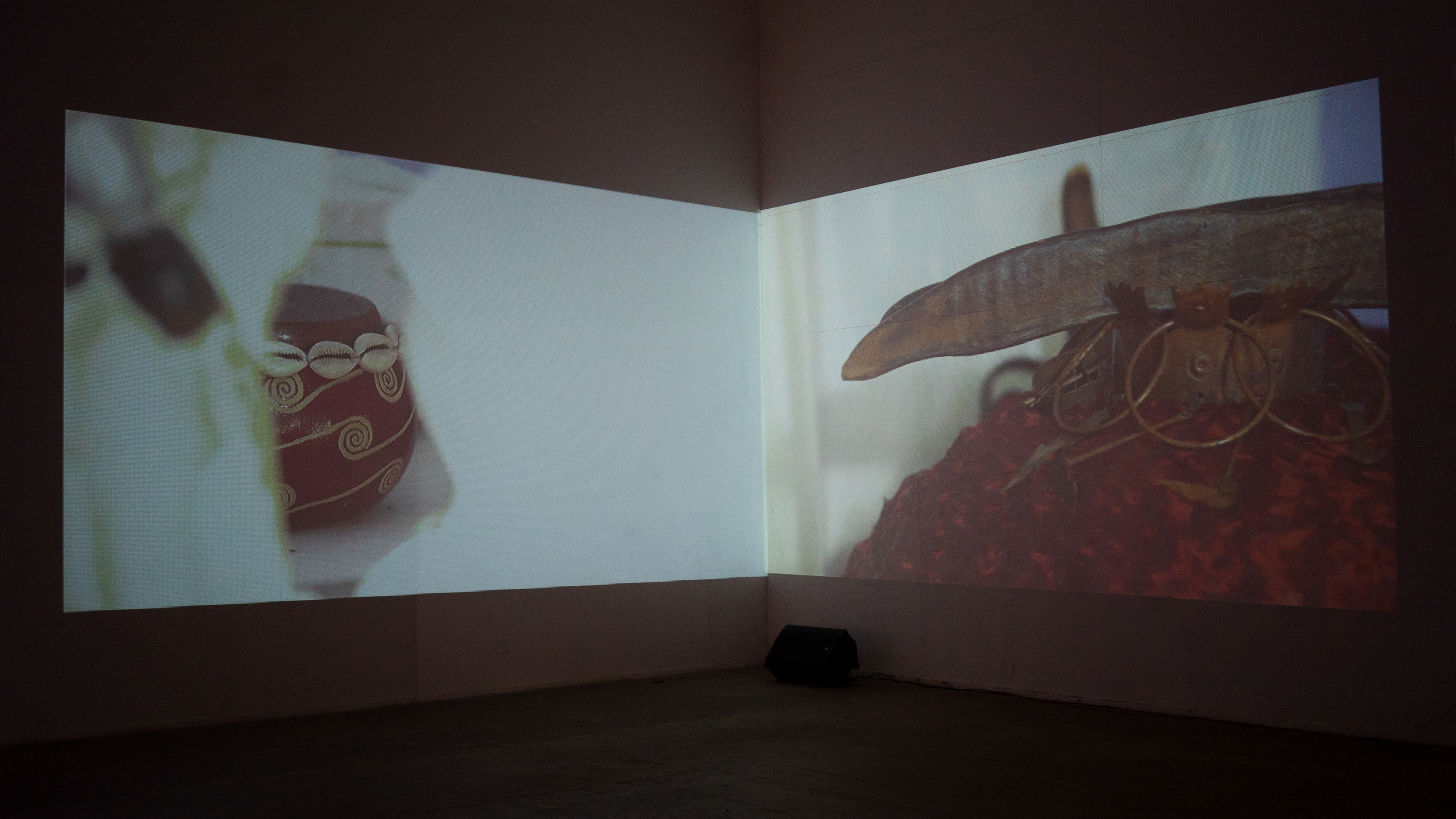 Yoruba Material Culture installation, Shot by Aidan Un, Icebox Project Space, Philadelphia