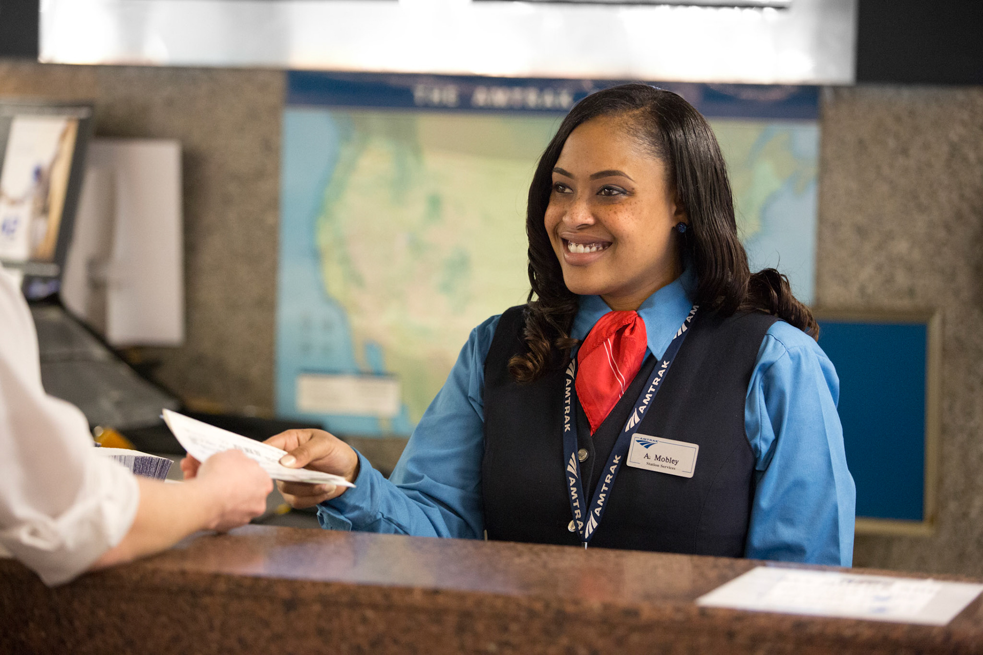 Various portraits of Amtrak agreement employees.