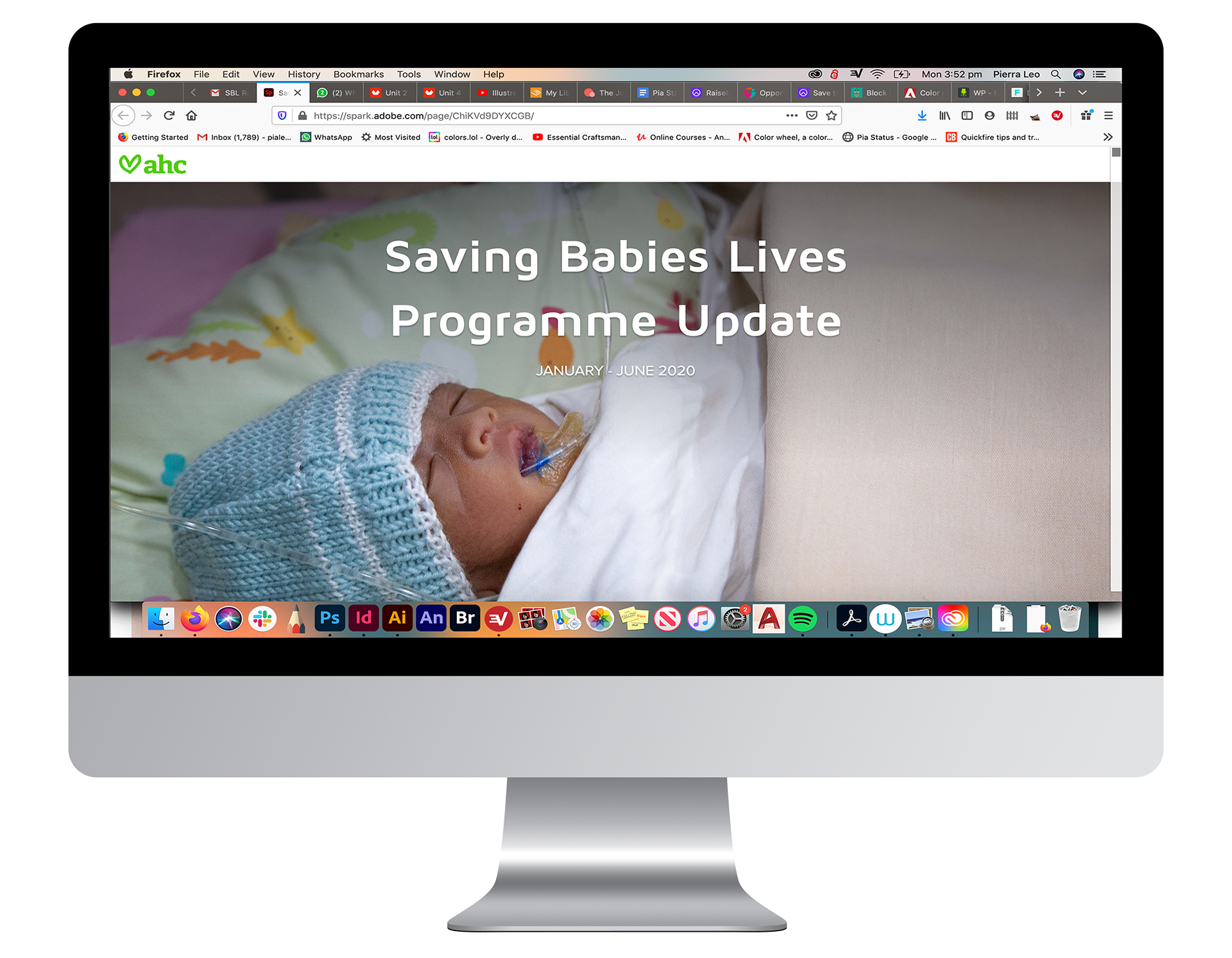 AHC: Saving Babies Lives Report January-June 2020 (Adobe Spark), 2020