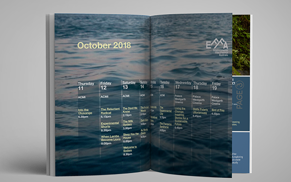 EFFA: festival programme, 2018