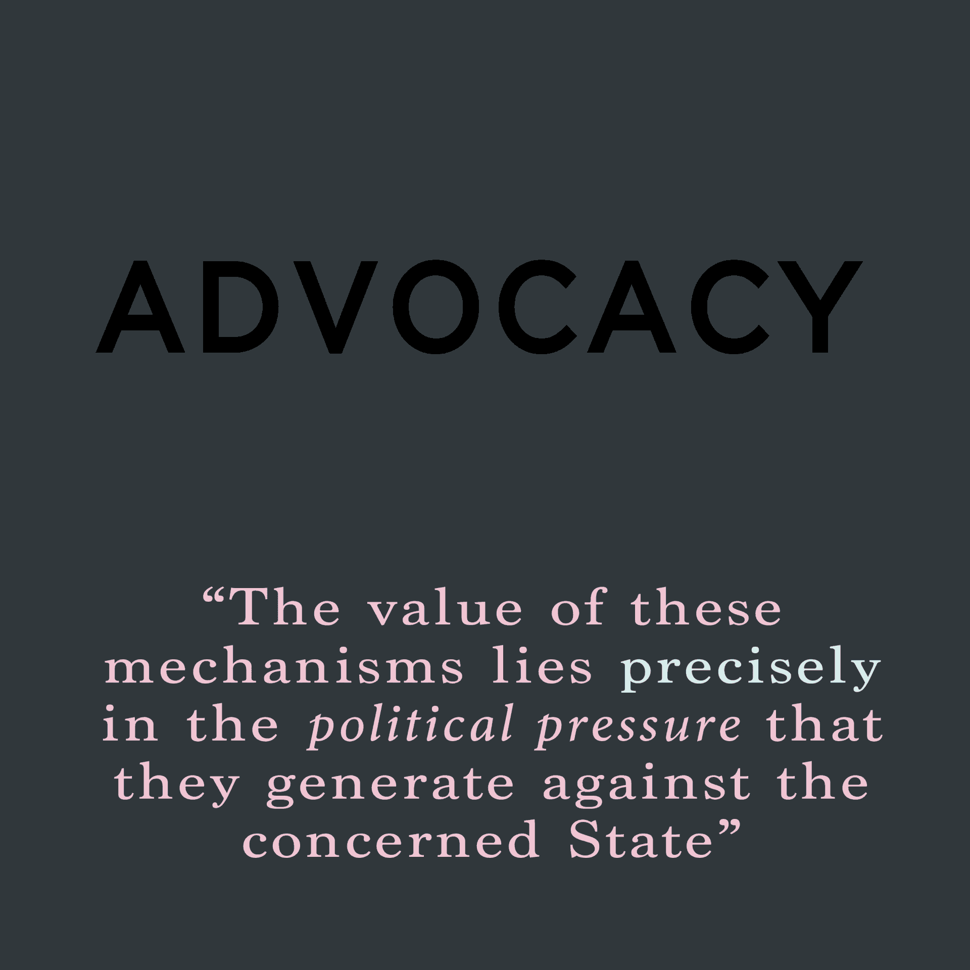 Climate Advocacy (2021)