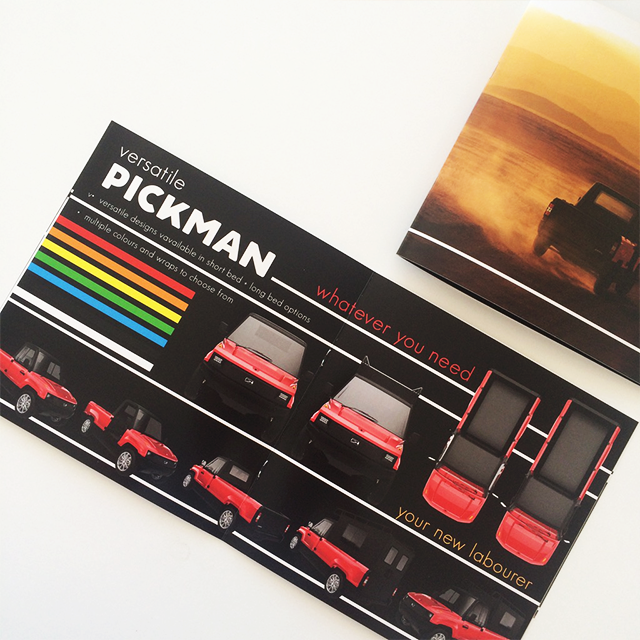 Pickman: brand design + catalogue design, 2017