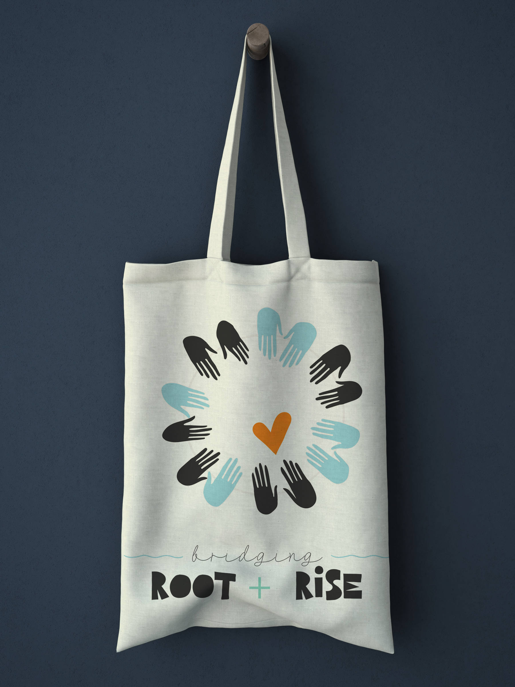 Root and Rise: Logo design, 2019