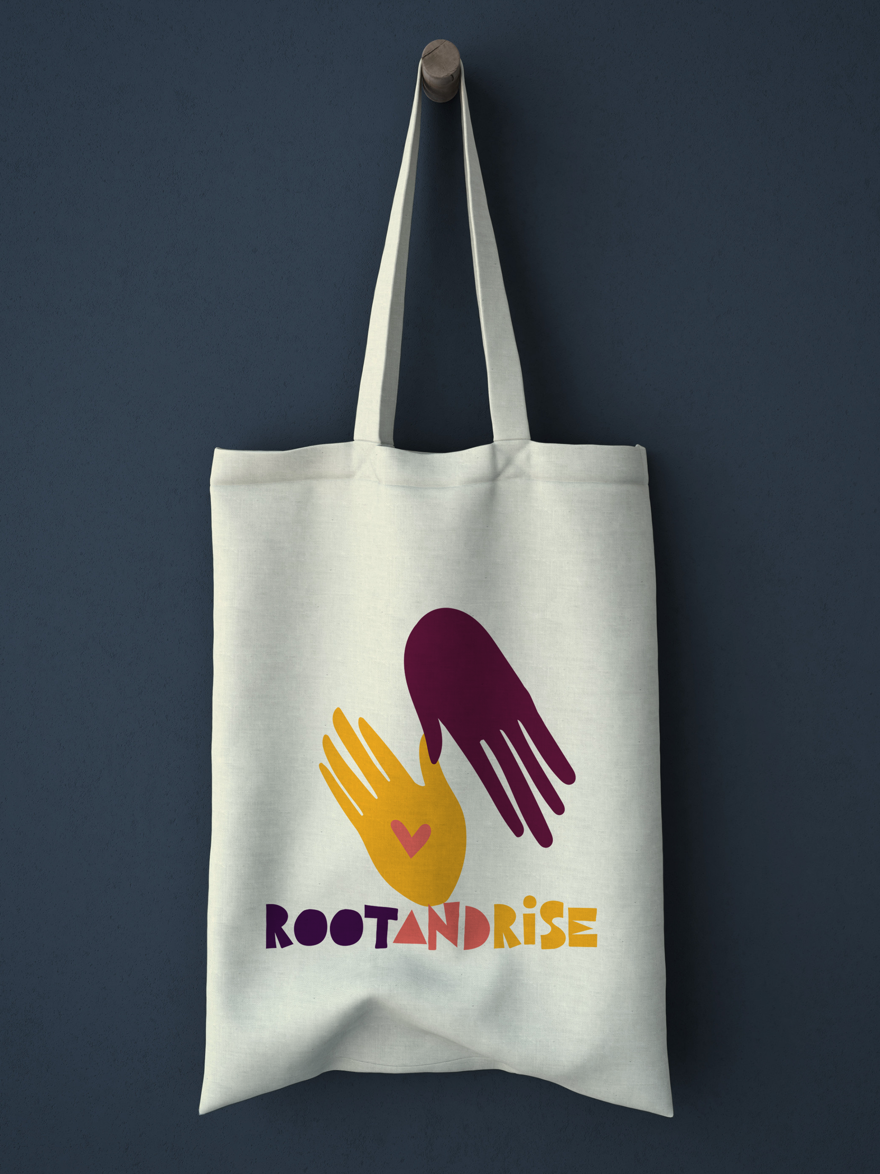 Root and Rise: Logo design, 2019
