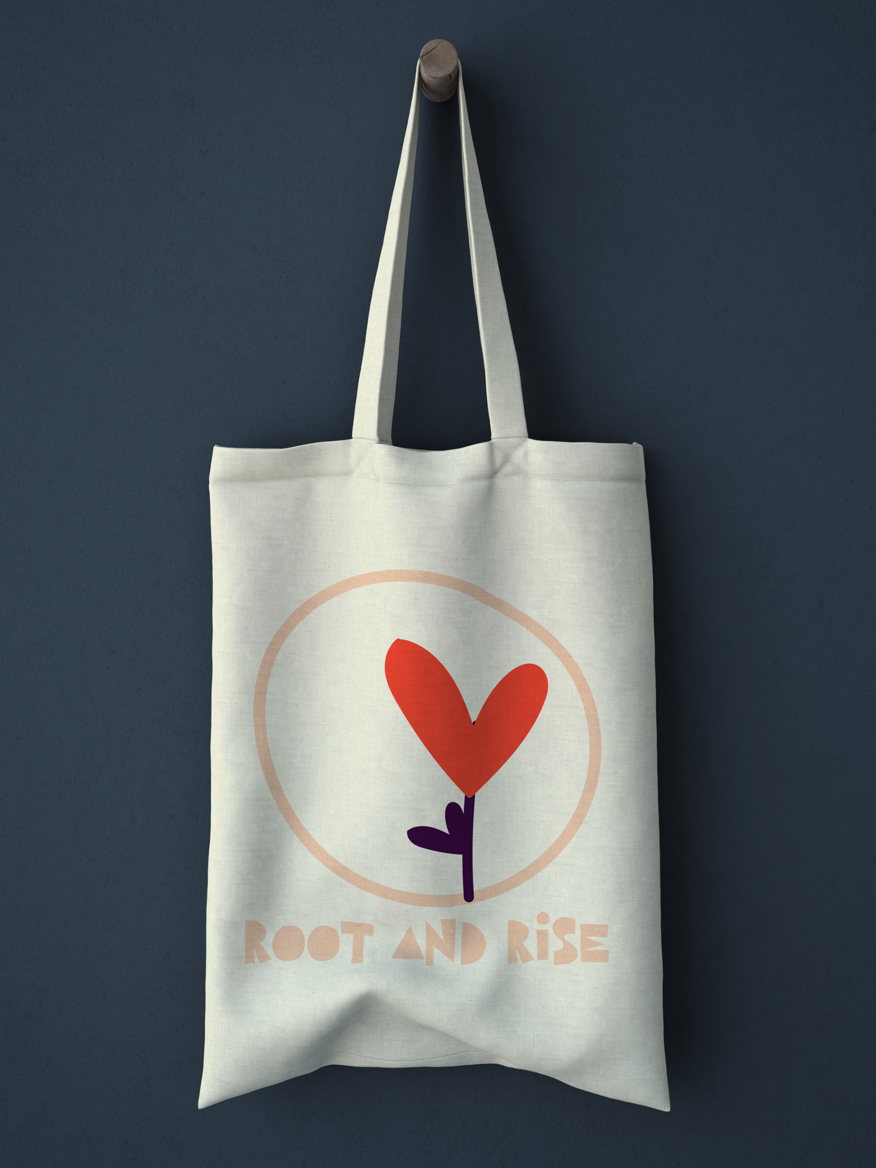 Root and Rise: Logo design, 2019