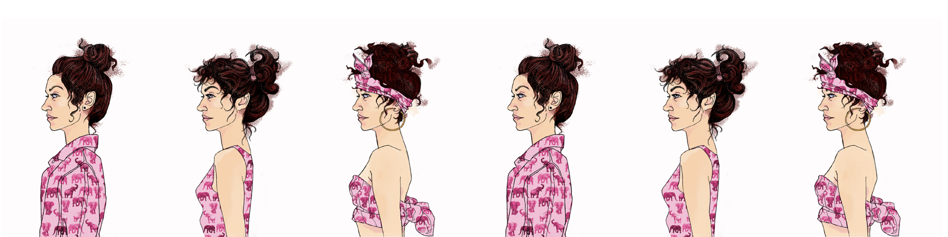 Avatars (digital illustration), 2021