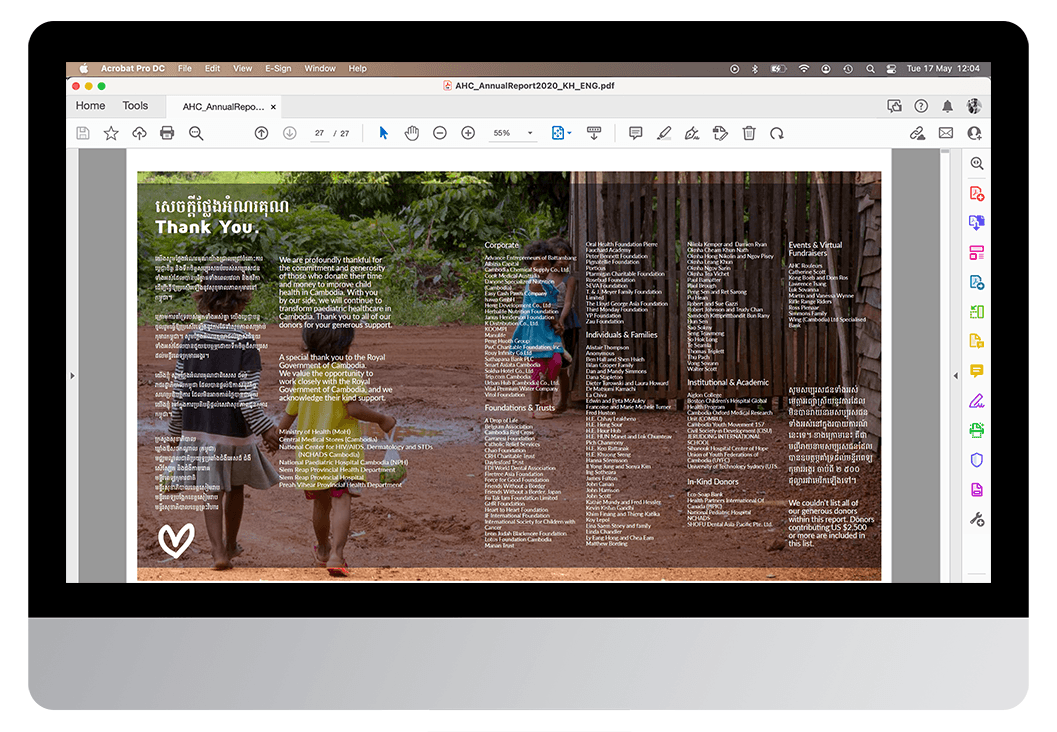 AHC: 2020 Annual Report (digital only), 2021