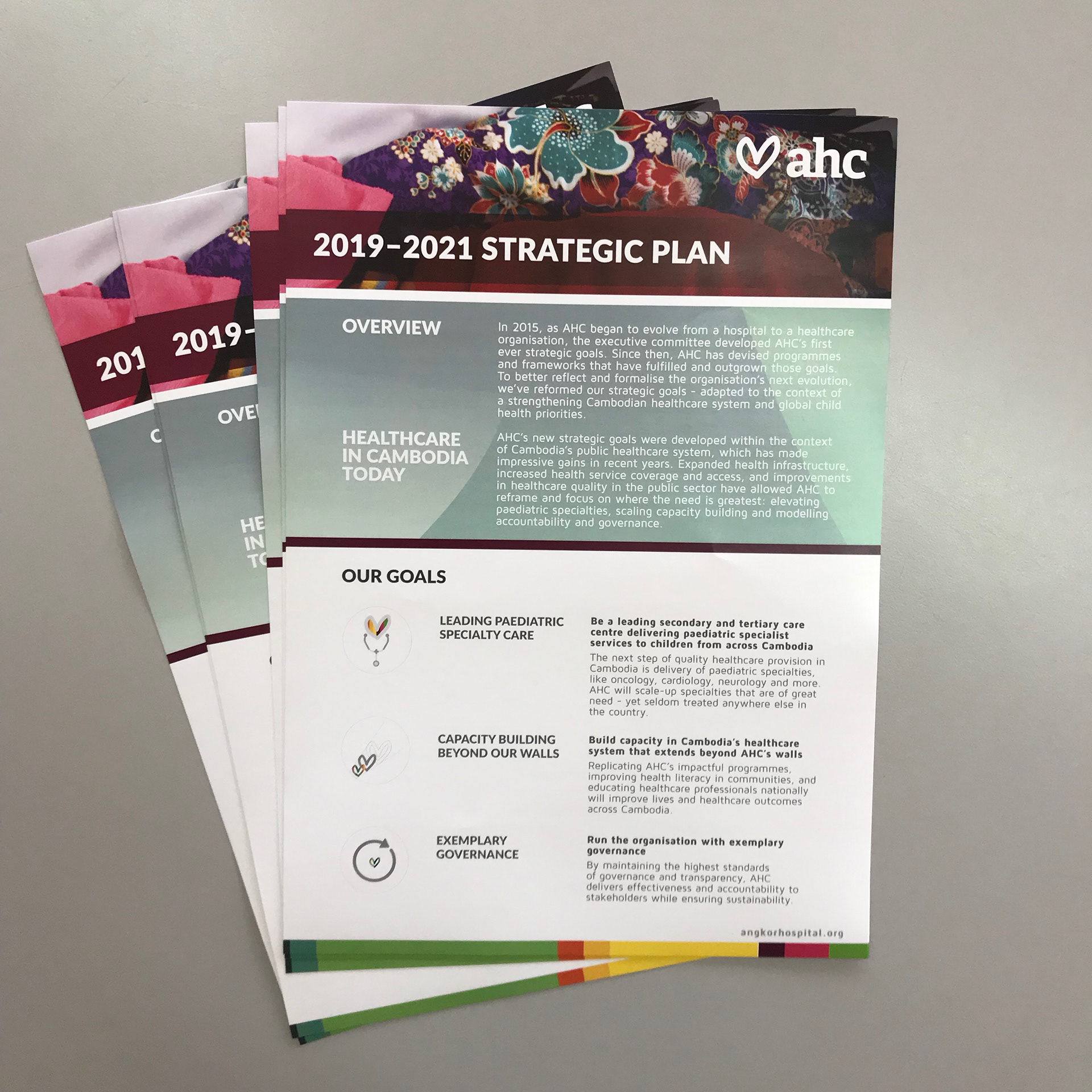 AHC: Stategic Plan 2-pager (A4), 2019
