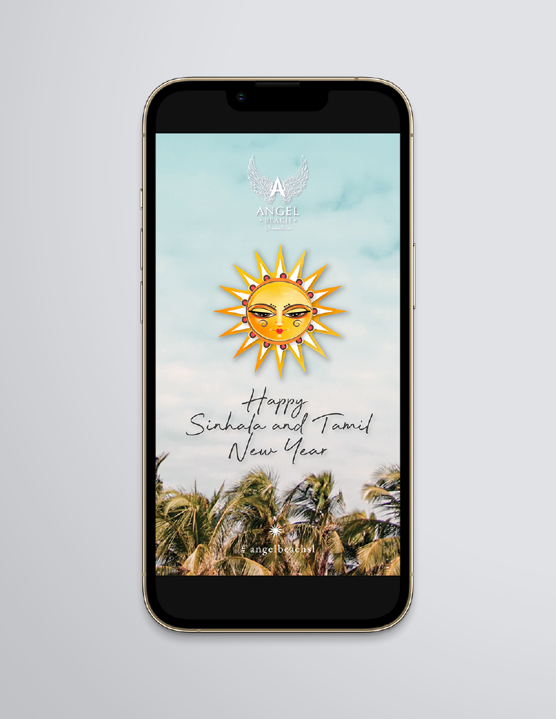 Angel Beach Social Posts: Custom Illustrations, 2022