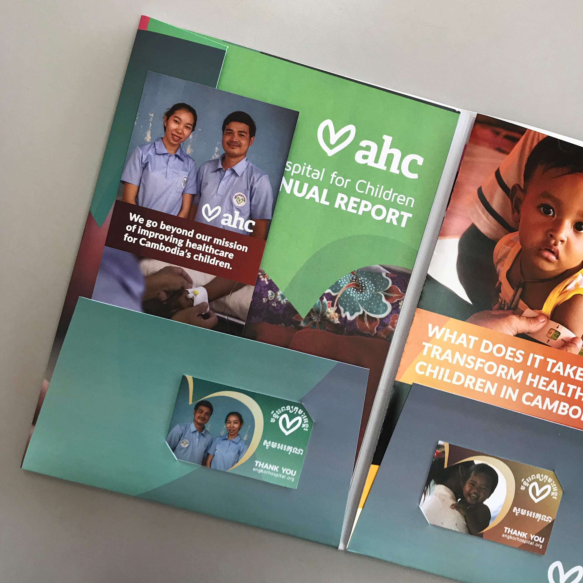AHC: 2019 AHC Board meeting collateral (printed folder, cards, fliers), 2019