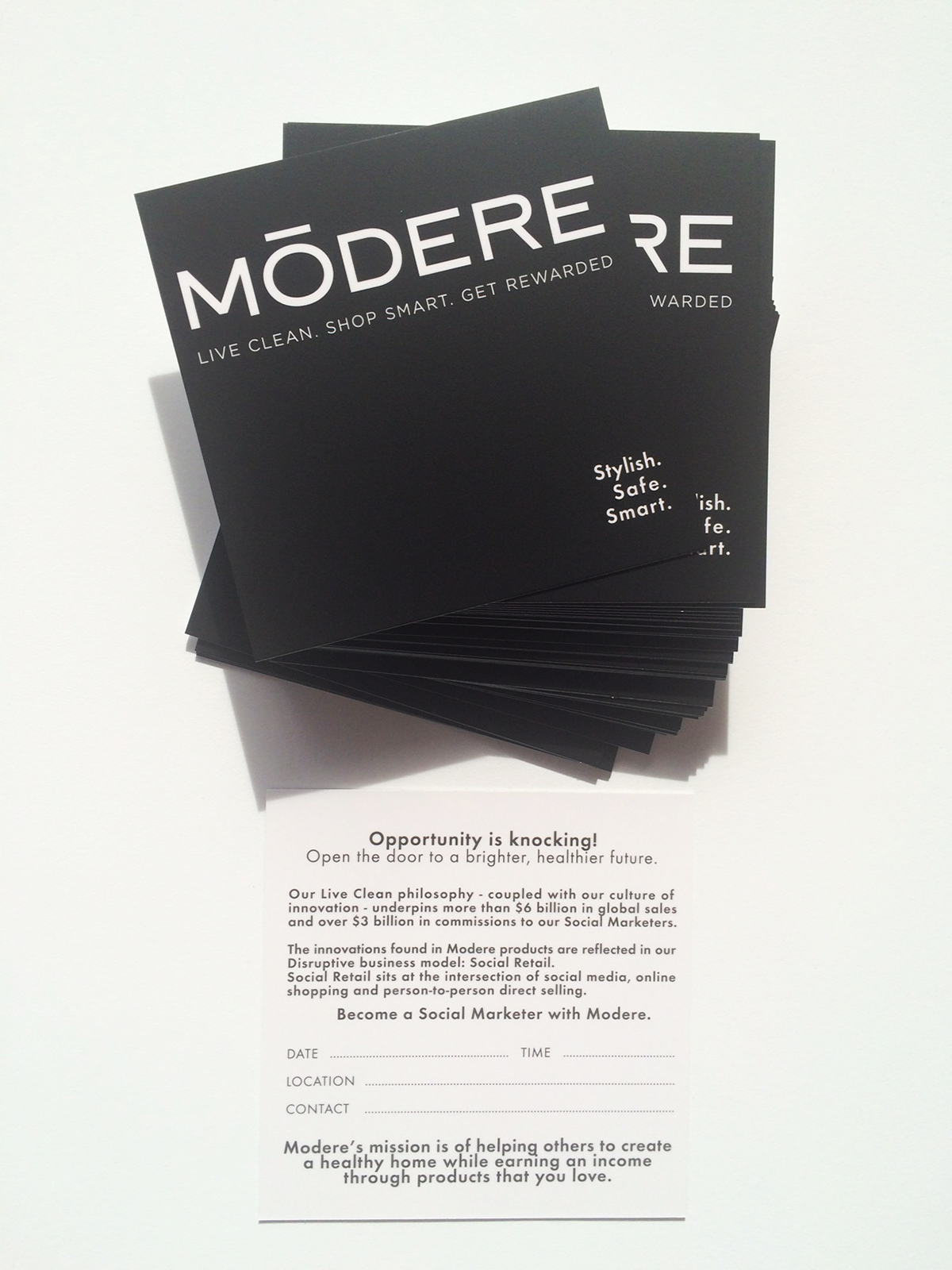 Modere: campaign design, 2016