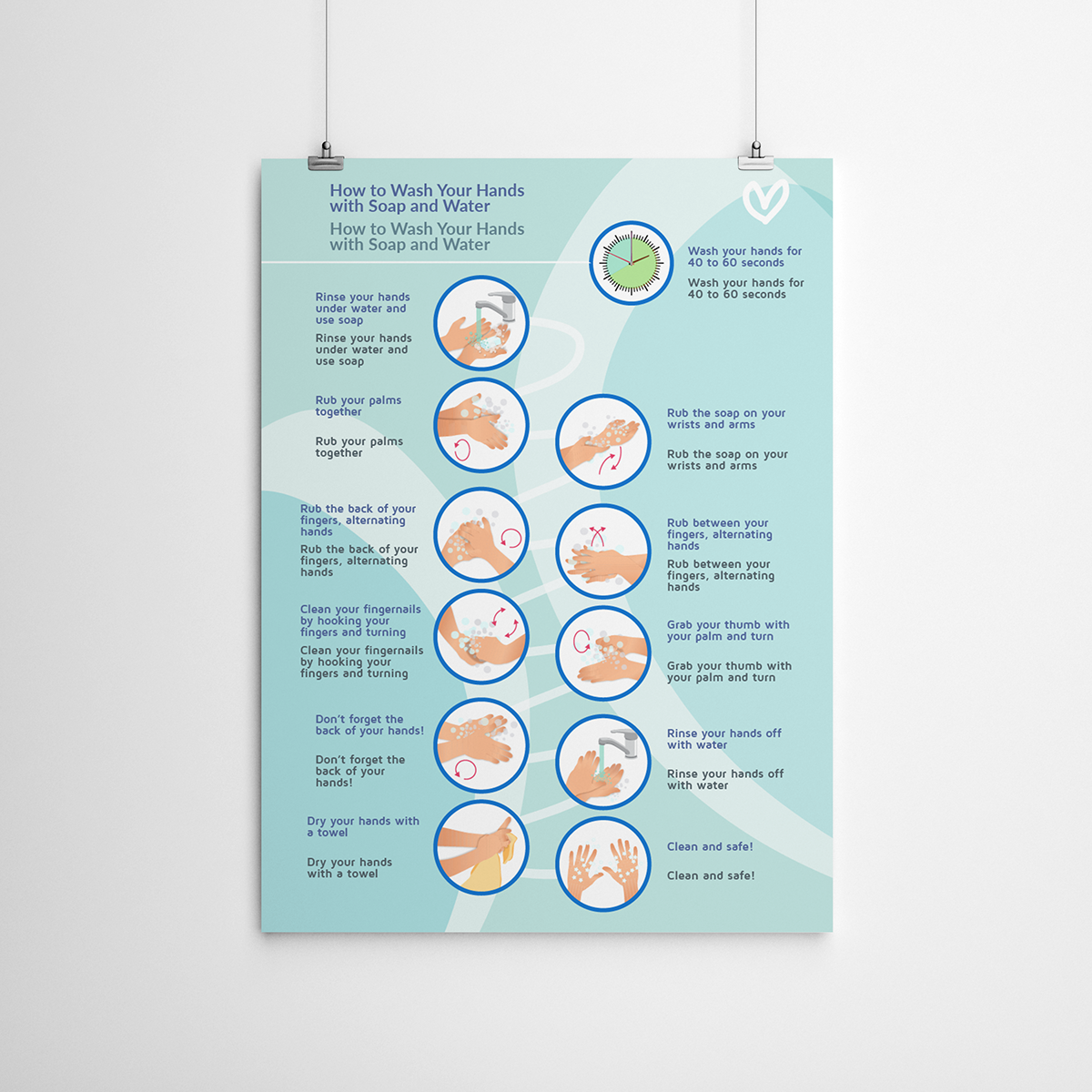 AHC: Handwashing with soap (poster), 2020