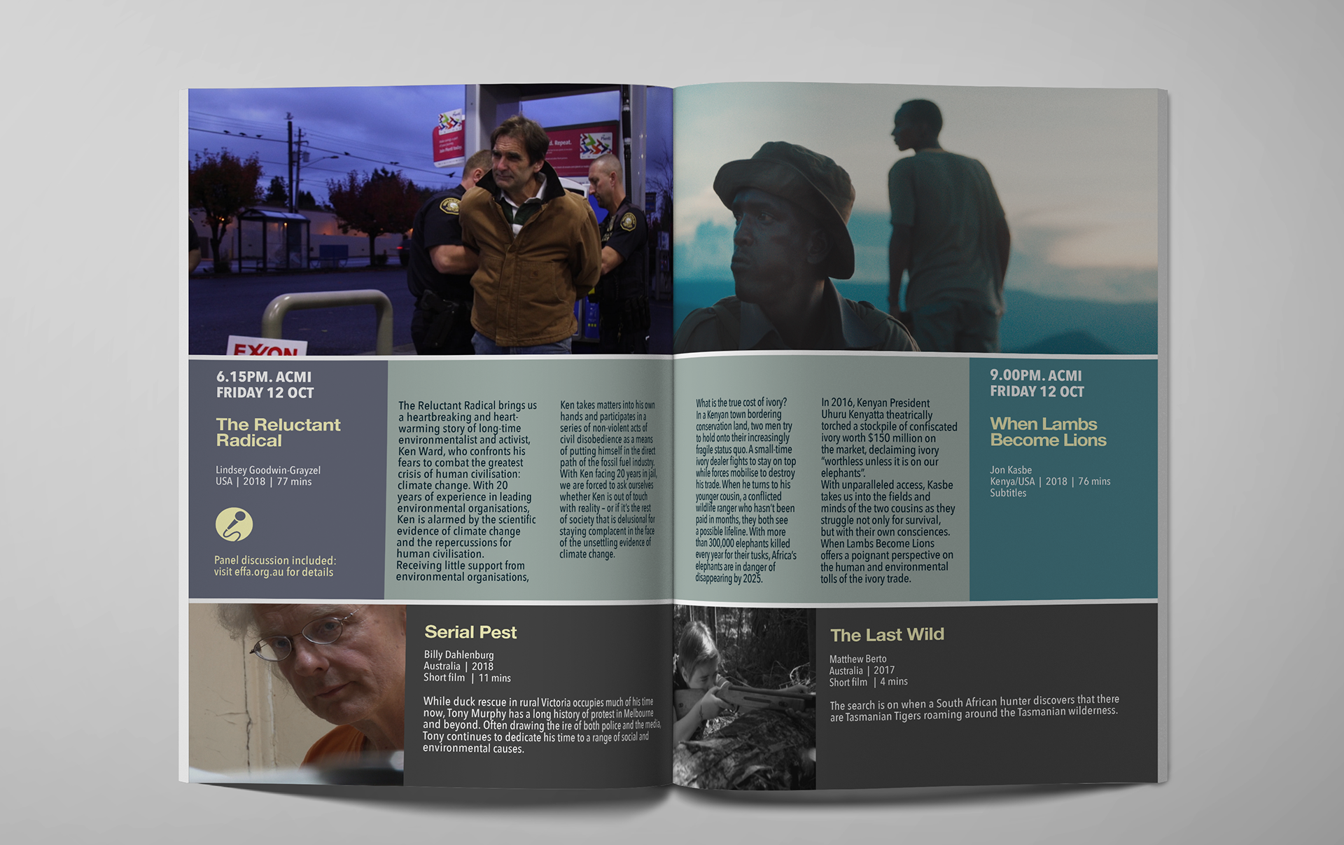 EFFA: festival programme, 2018