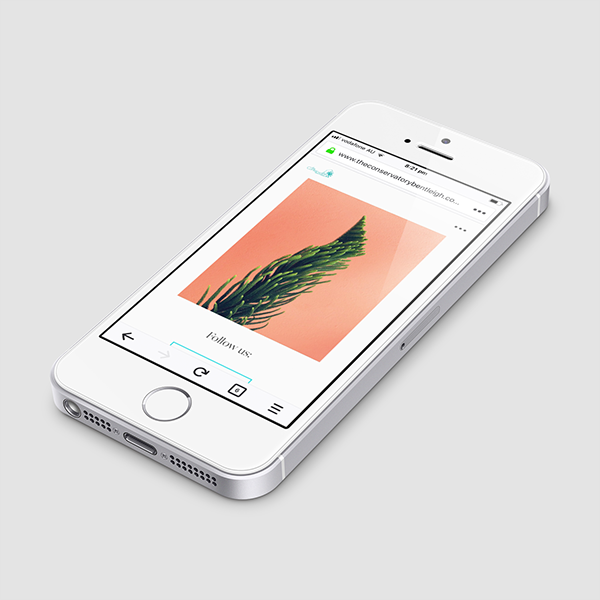The Conservatory at Bentleigh: website design, 2018
