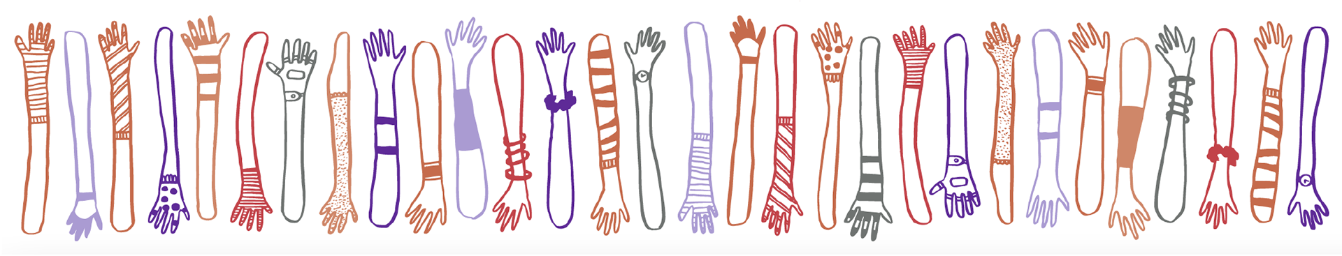 Fun Hands (vector illustration), 2020