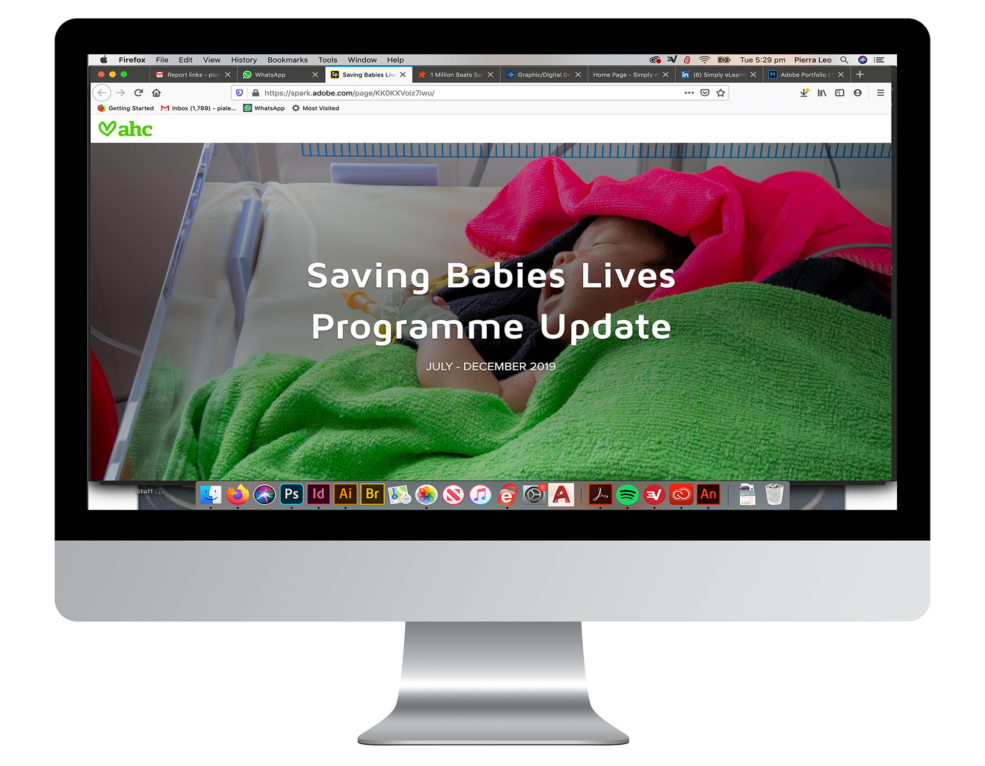 AHC: Saving Babies Lives Report July-December 2019 (Adobe Spark), 2019