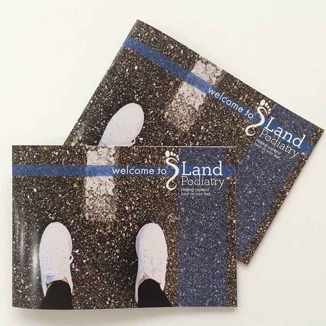 Land Podiatry: publication design, 2016