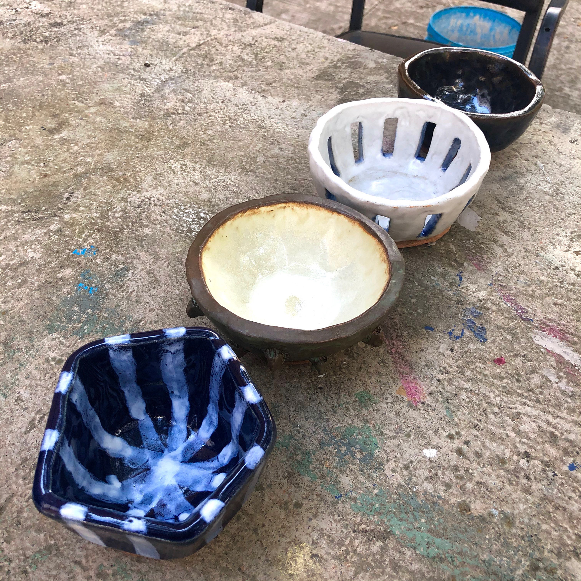 Pinch pots, 2019.