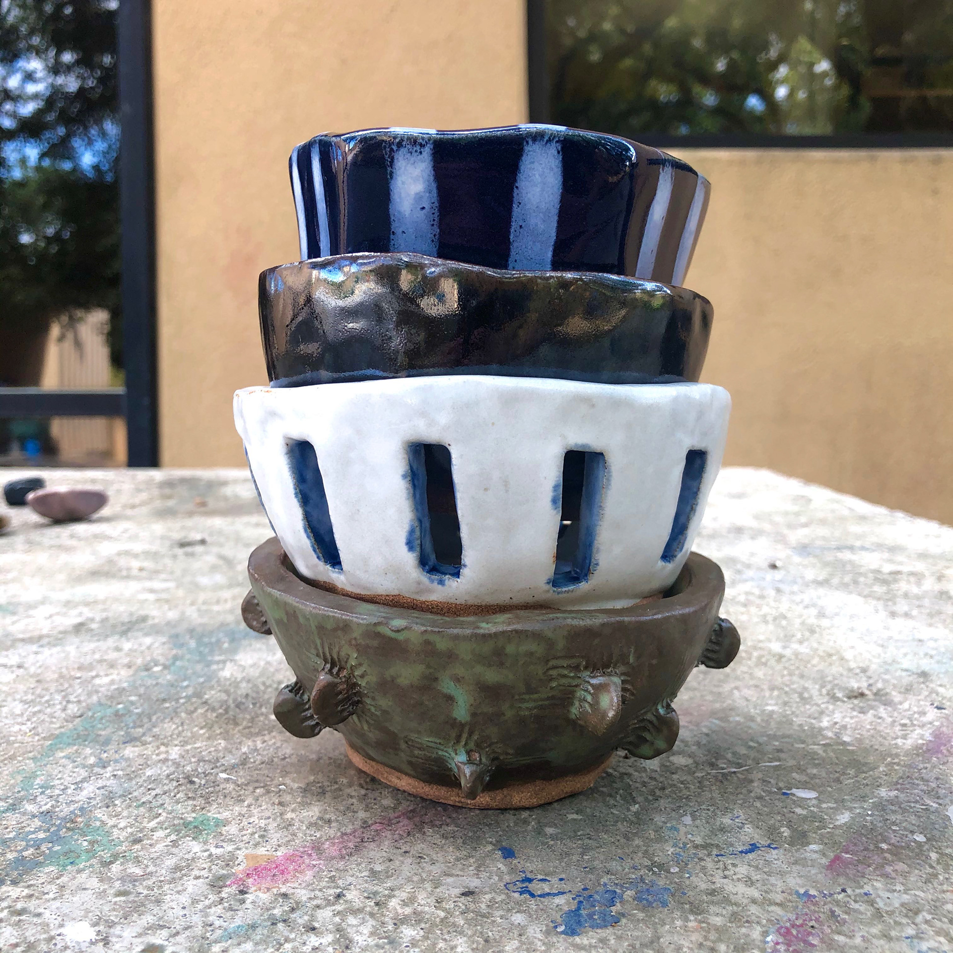 Pinch pots, 2019.