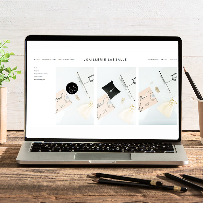 Conception du site internet et de la boutique en ligne.