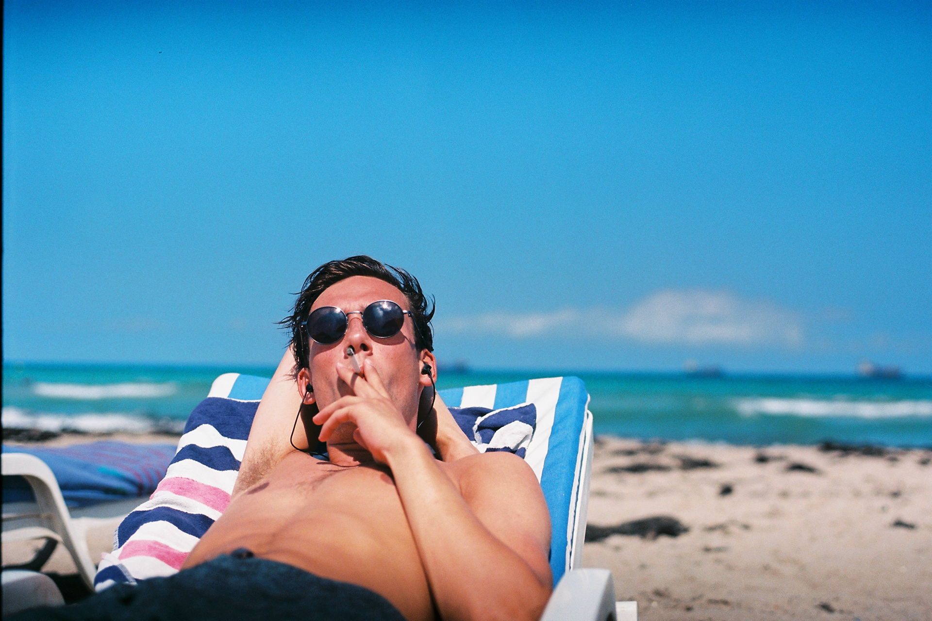 Norwegian boy smoking