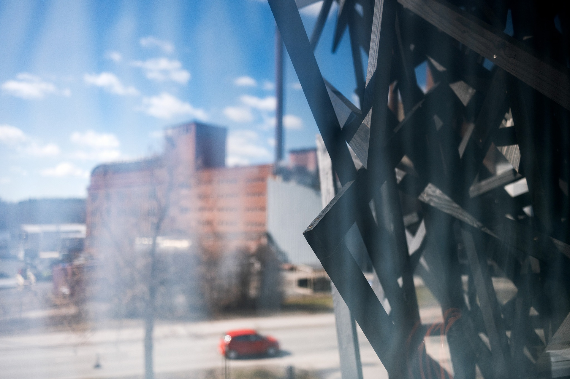 Näkymä Pekilon ikkunasta.