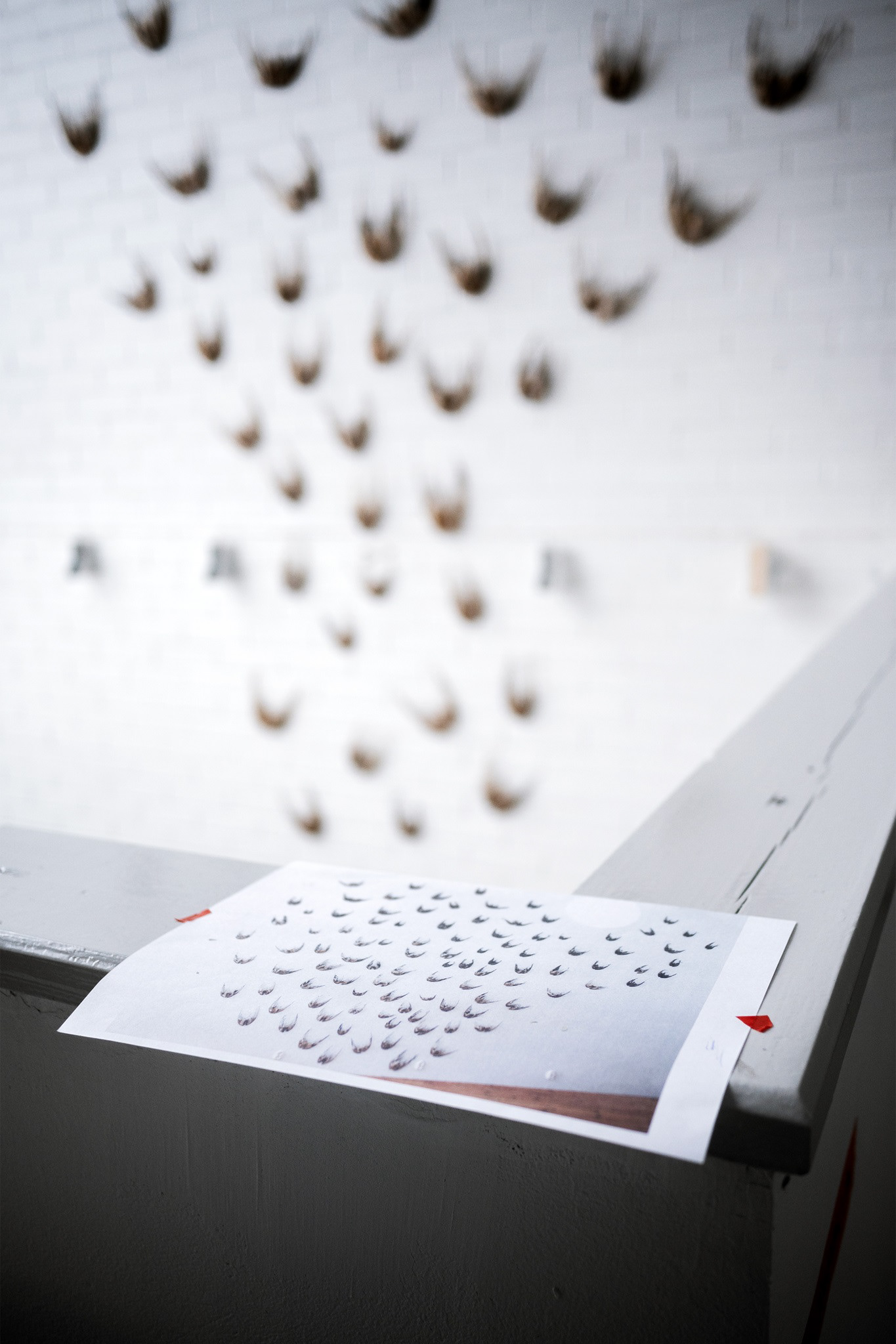 Anni Rapinojan Ikaroksen lapsien ripustus.