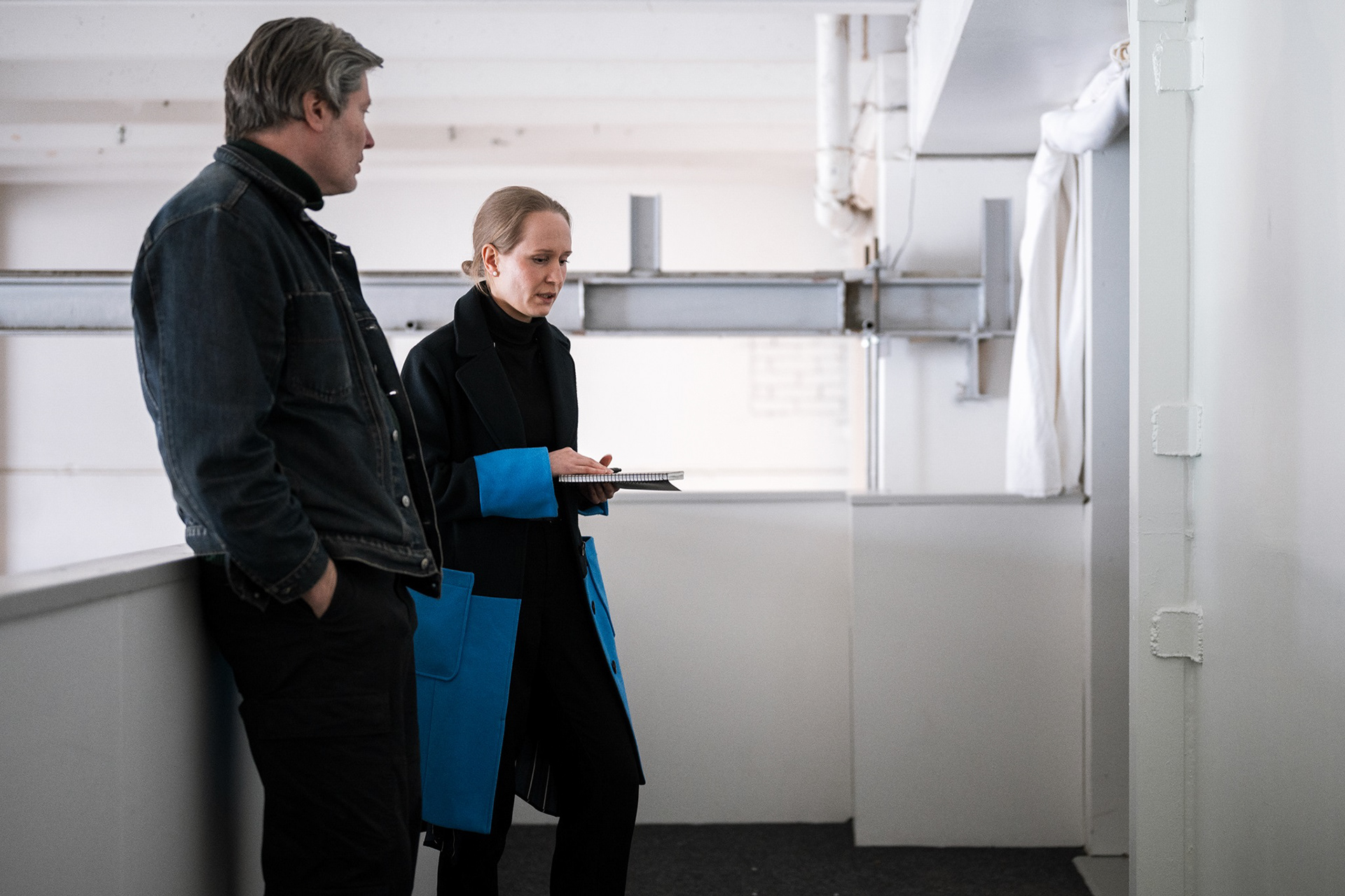 Toiminnanjohtaja Sampsa Virkajärvi ja Kaisa Huotari.