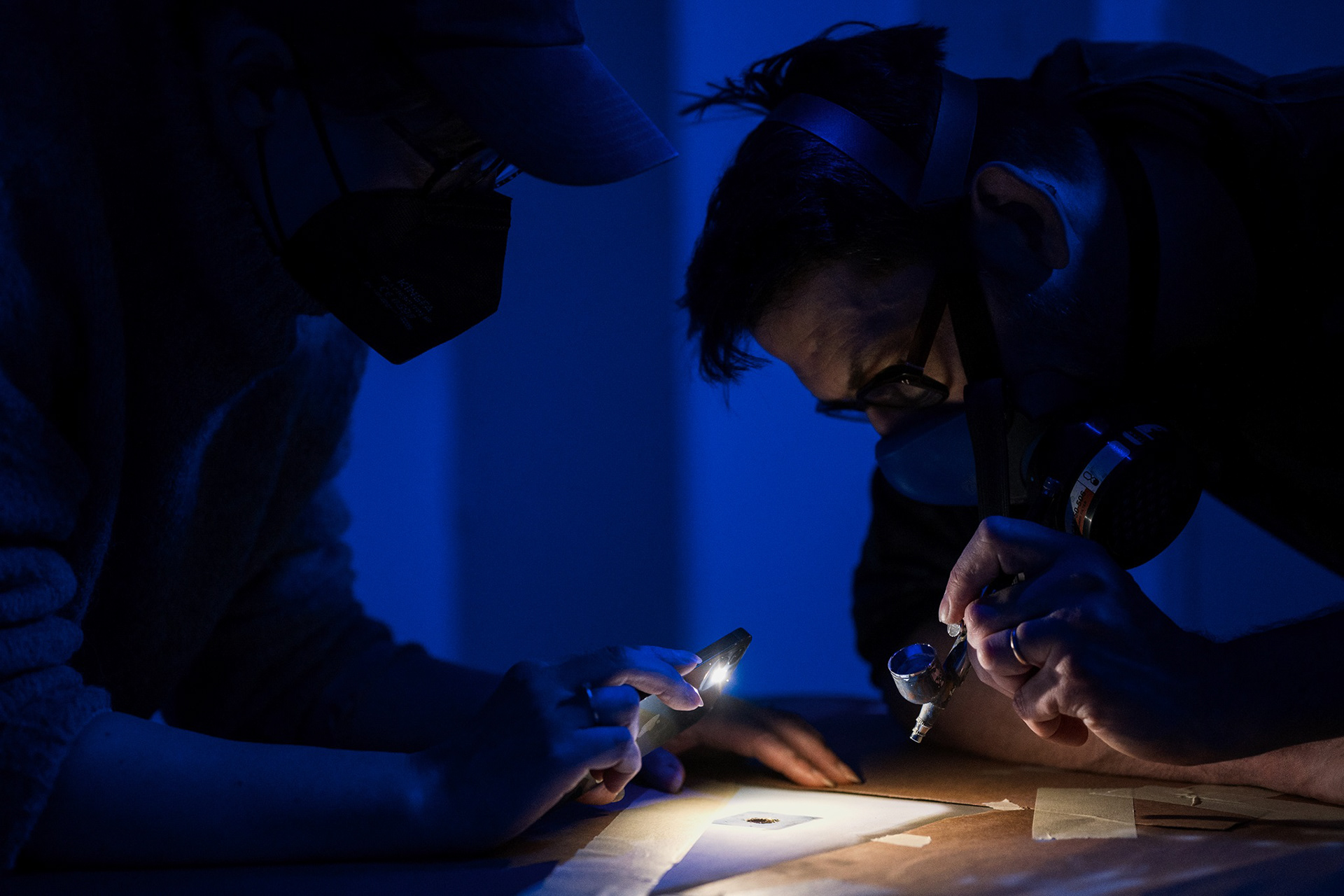 Michal Czinege, Maija Laurinen ja valmistuva ≡ ~~ Double Negative.