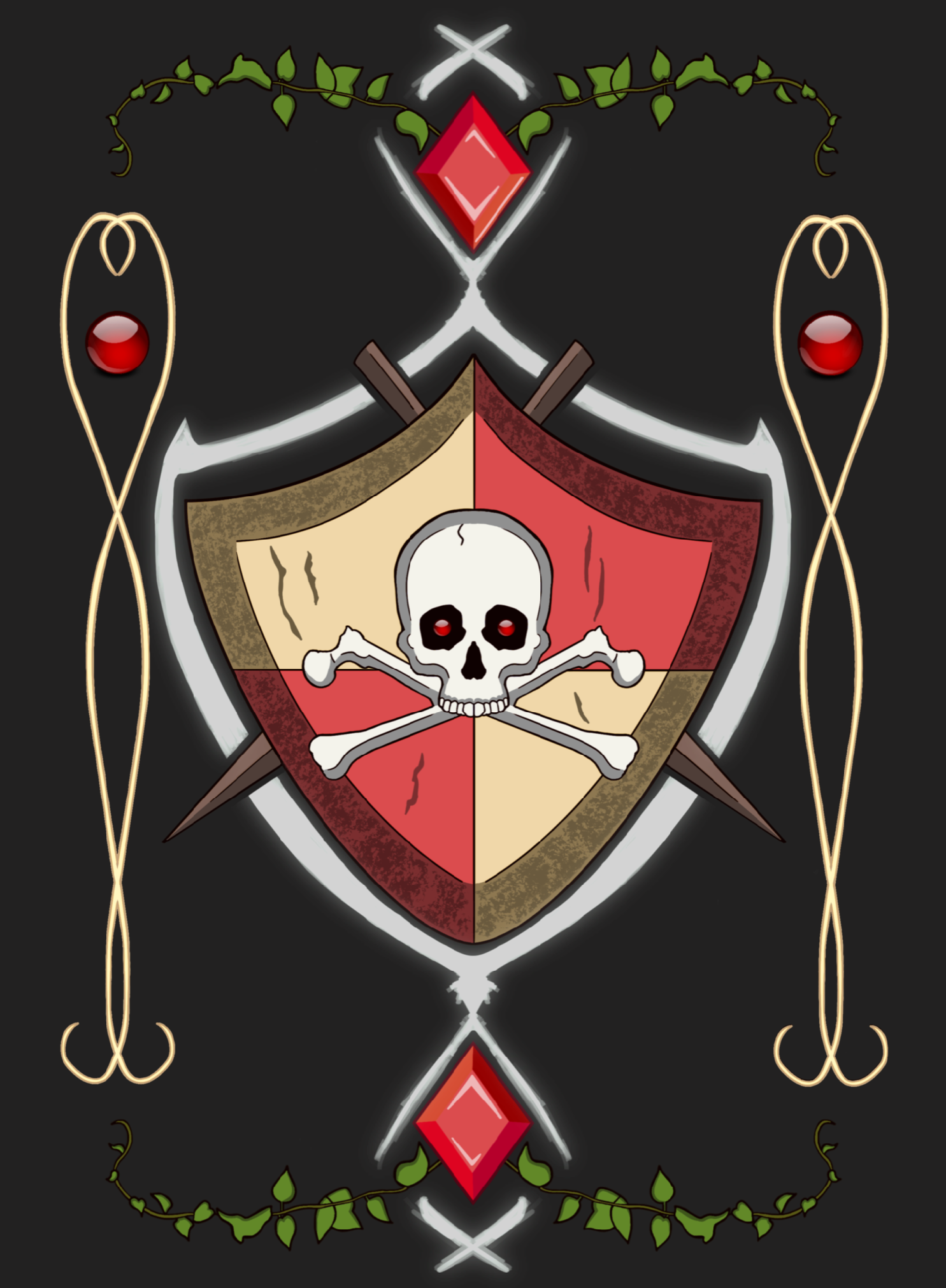 Custom Character Card Art Back