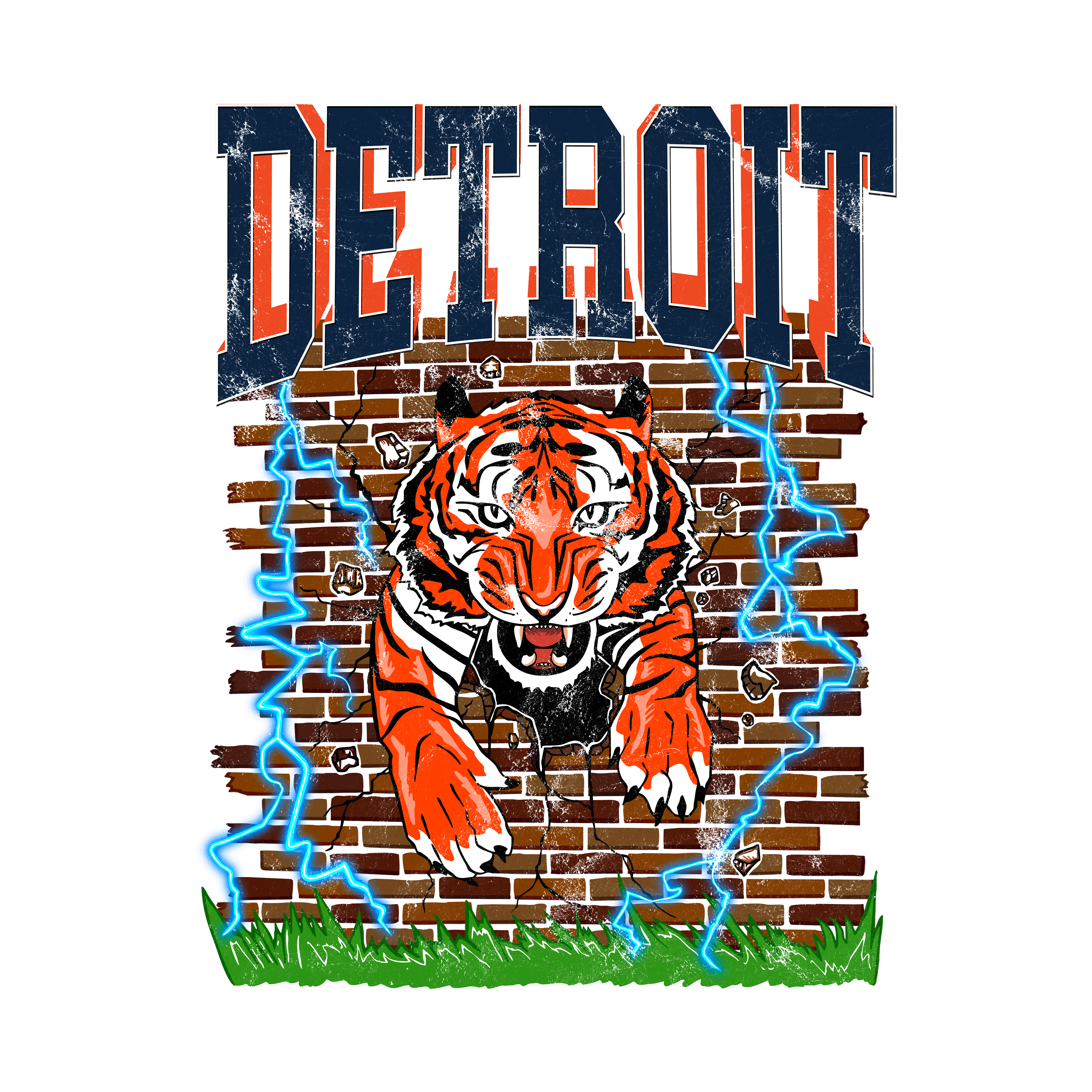 Metro Bros Tigers Design