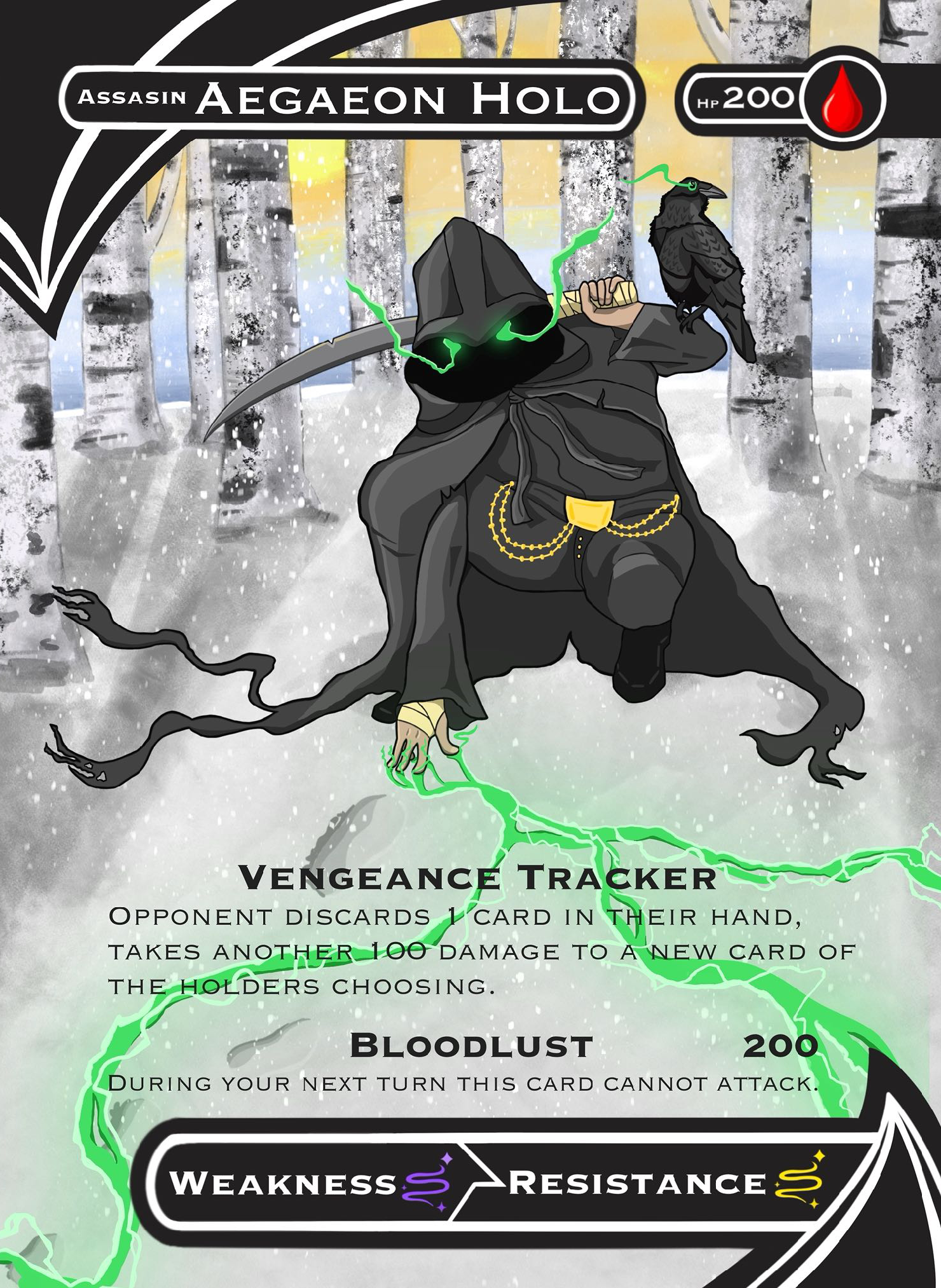 Custom Character Card Art Front