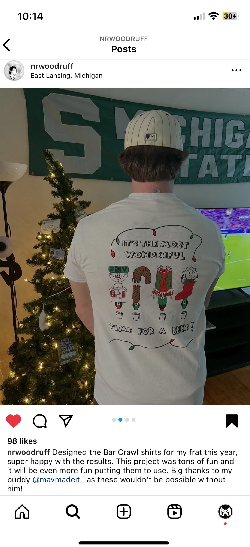 Bar Crawl T-Shirt Lifestyle Back