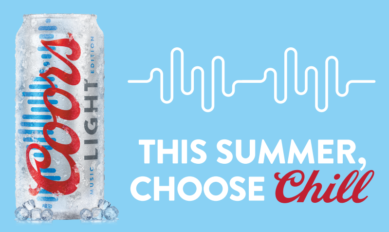 Coors Light Summer Banner Design