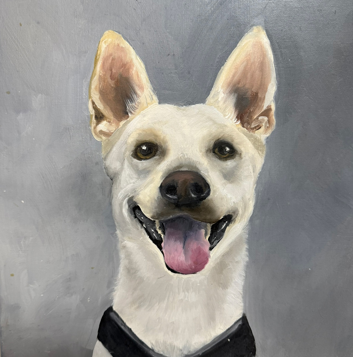 "Stone" Oil on Paper