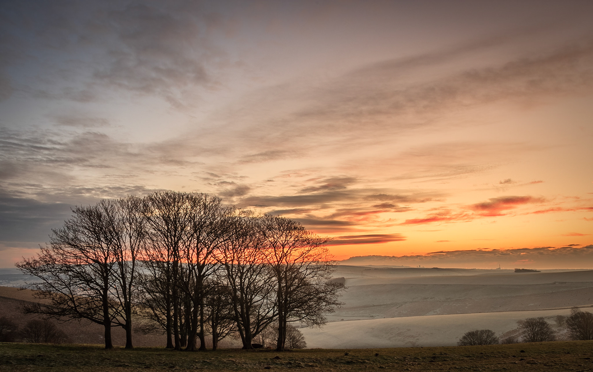 Dawn at Steyning Bowl