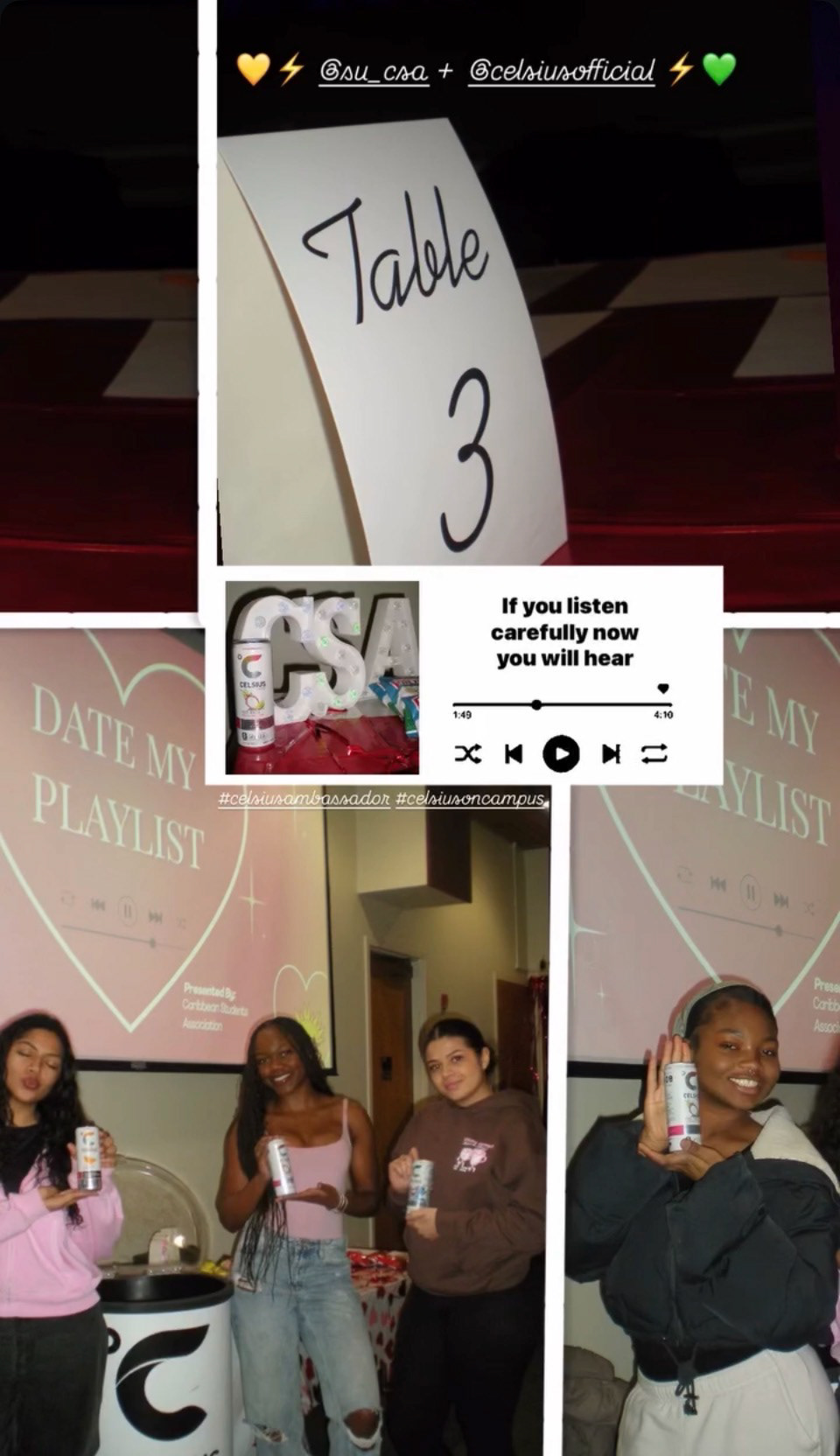 Caribbean Student Association: "Date My Playlist" Valentine's Day Event 