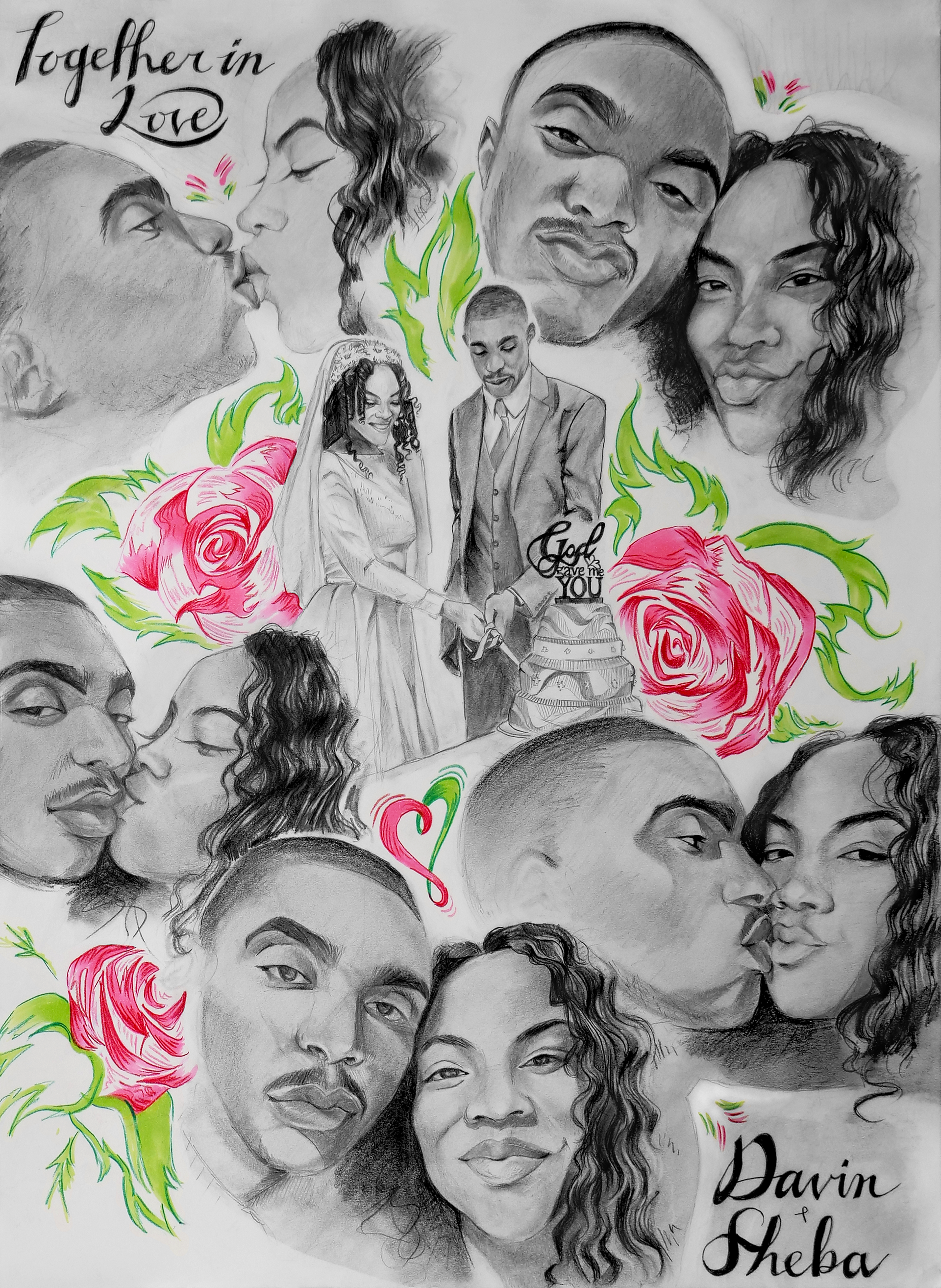 Davin + Sheba Anniversay Commission