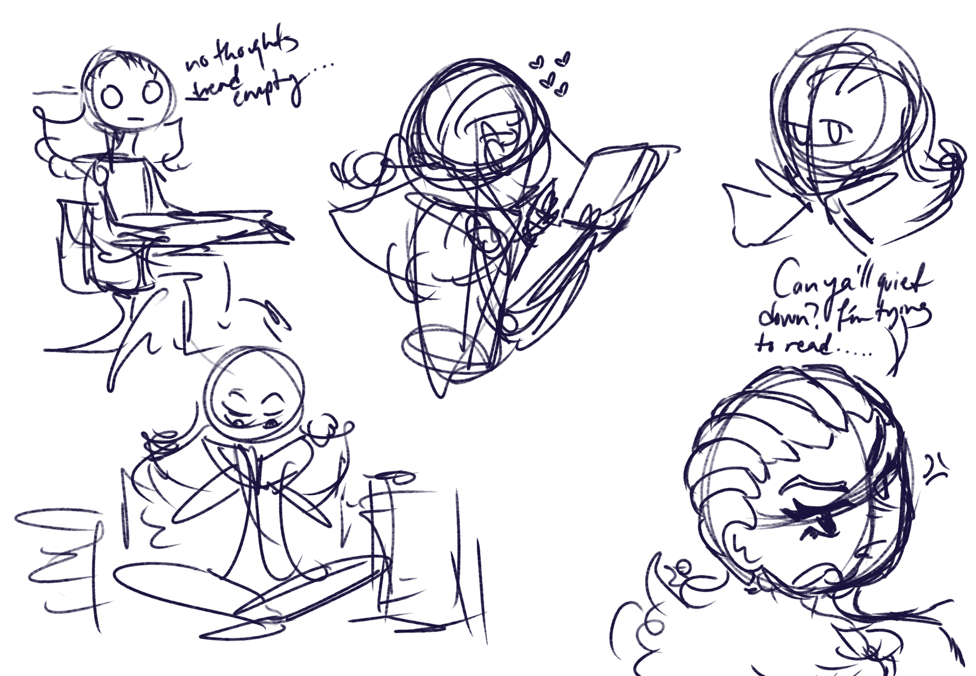 Expression Sheet Sketches