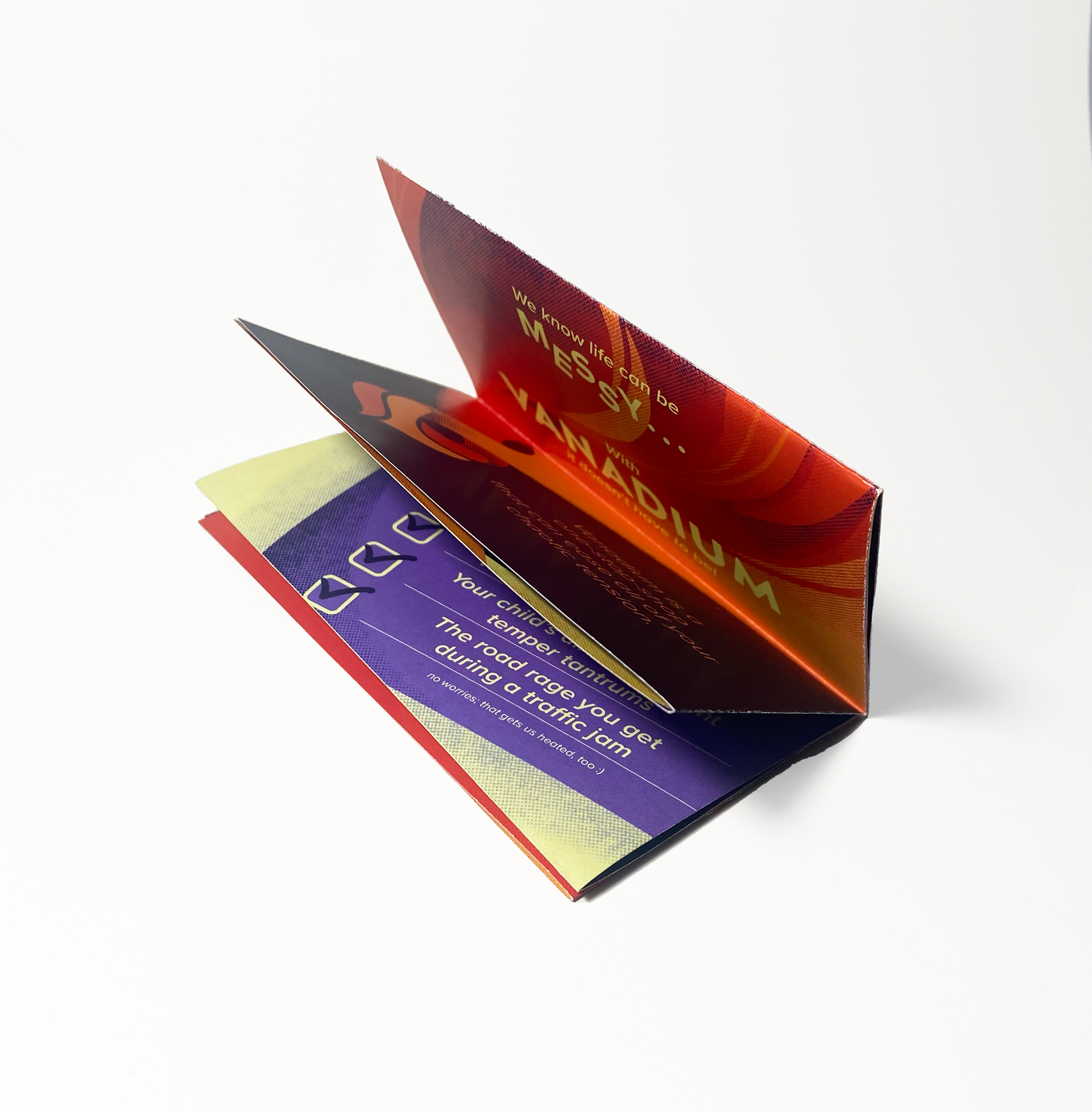 Self-Mailer Zine Mockup - Open