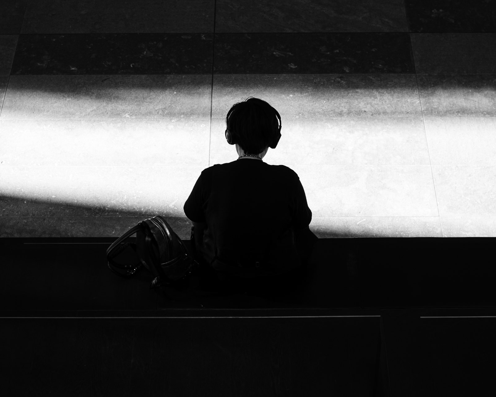 Headphones on, world off