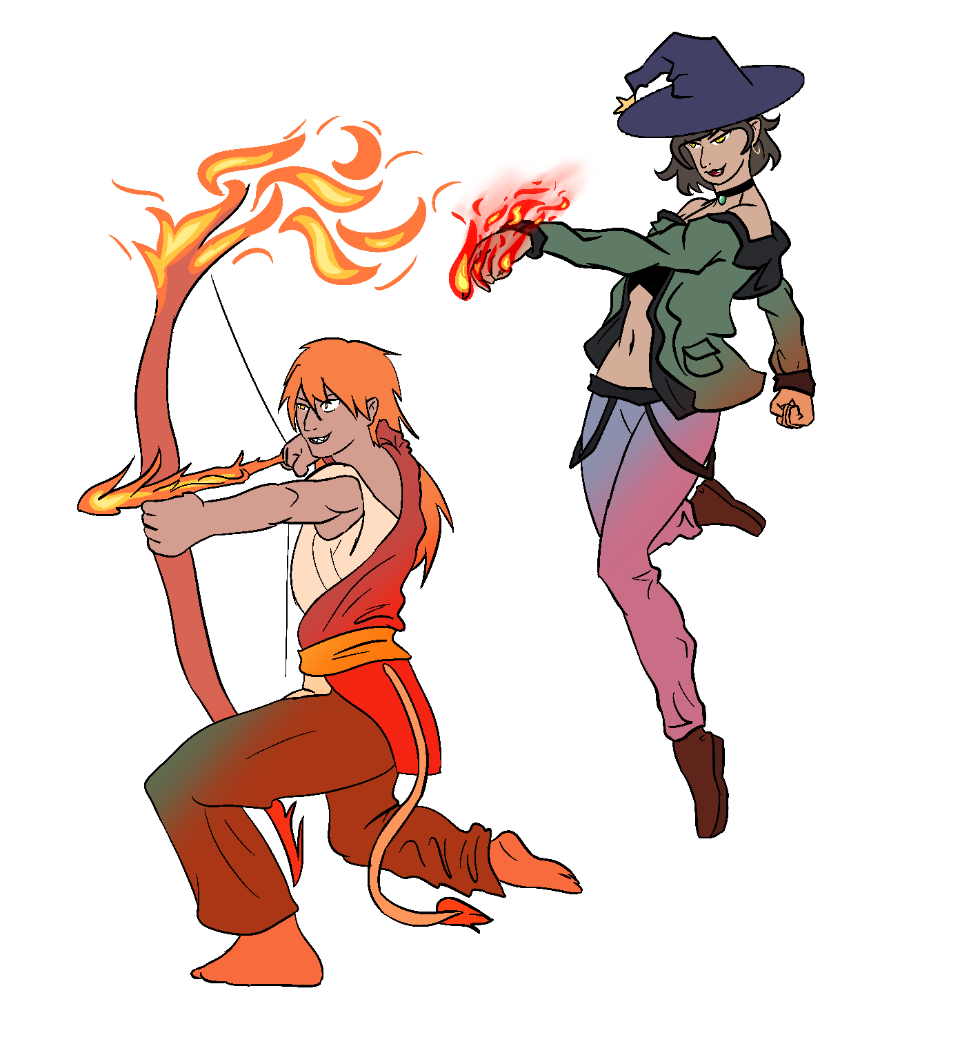 Rama and Mirko - Beginner mercenary and her magical wine aunt