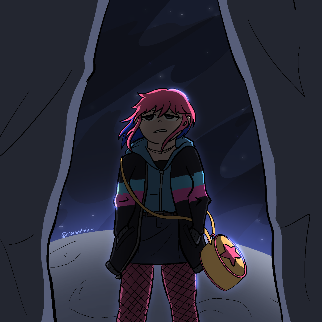 Fanart of Ramona Flowers from Scott Pilgrim versus The World