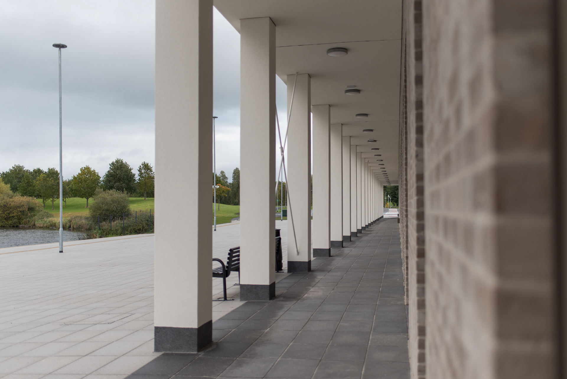 pillars outside