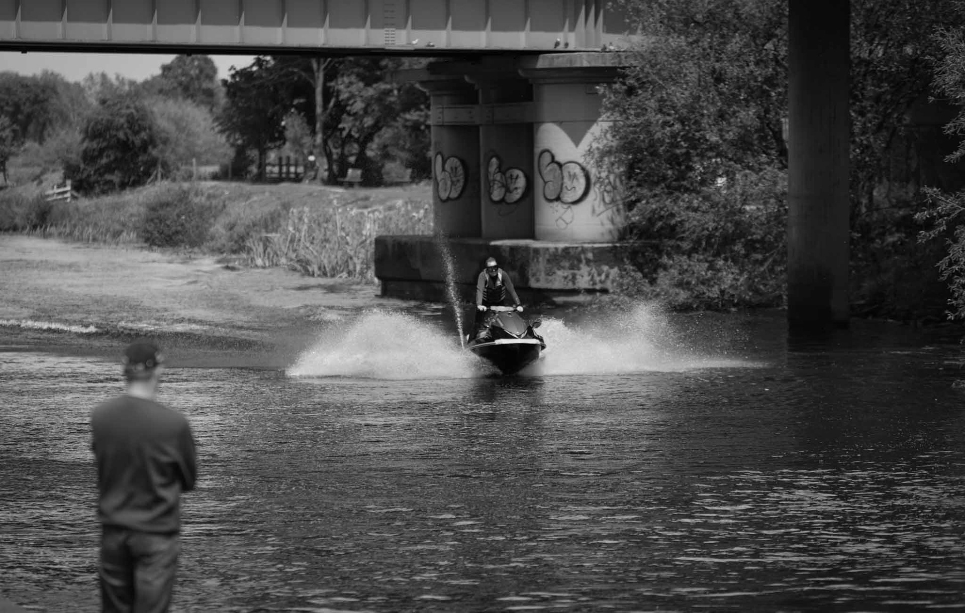 ski jet under the northway
