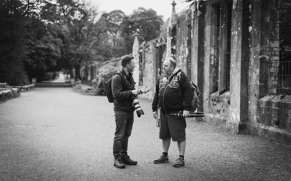Photographers chatting