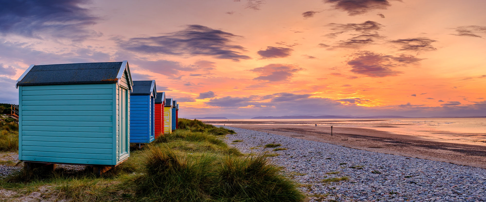 Beach Huts at Findhorn, Scotland