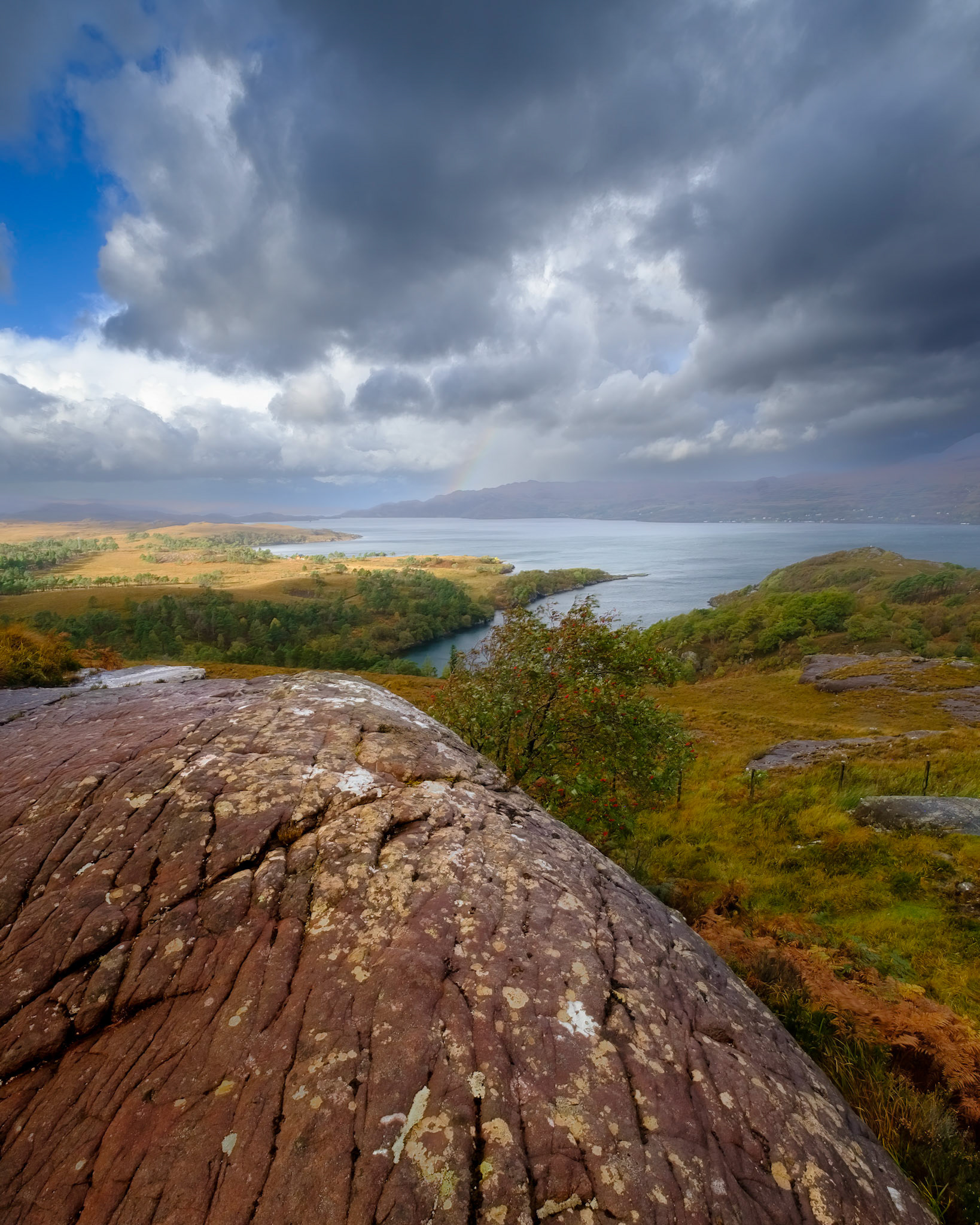 A view from the southern side of Loch Torridon, Wester Ross, Scotland