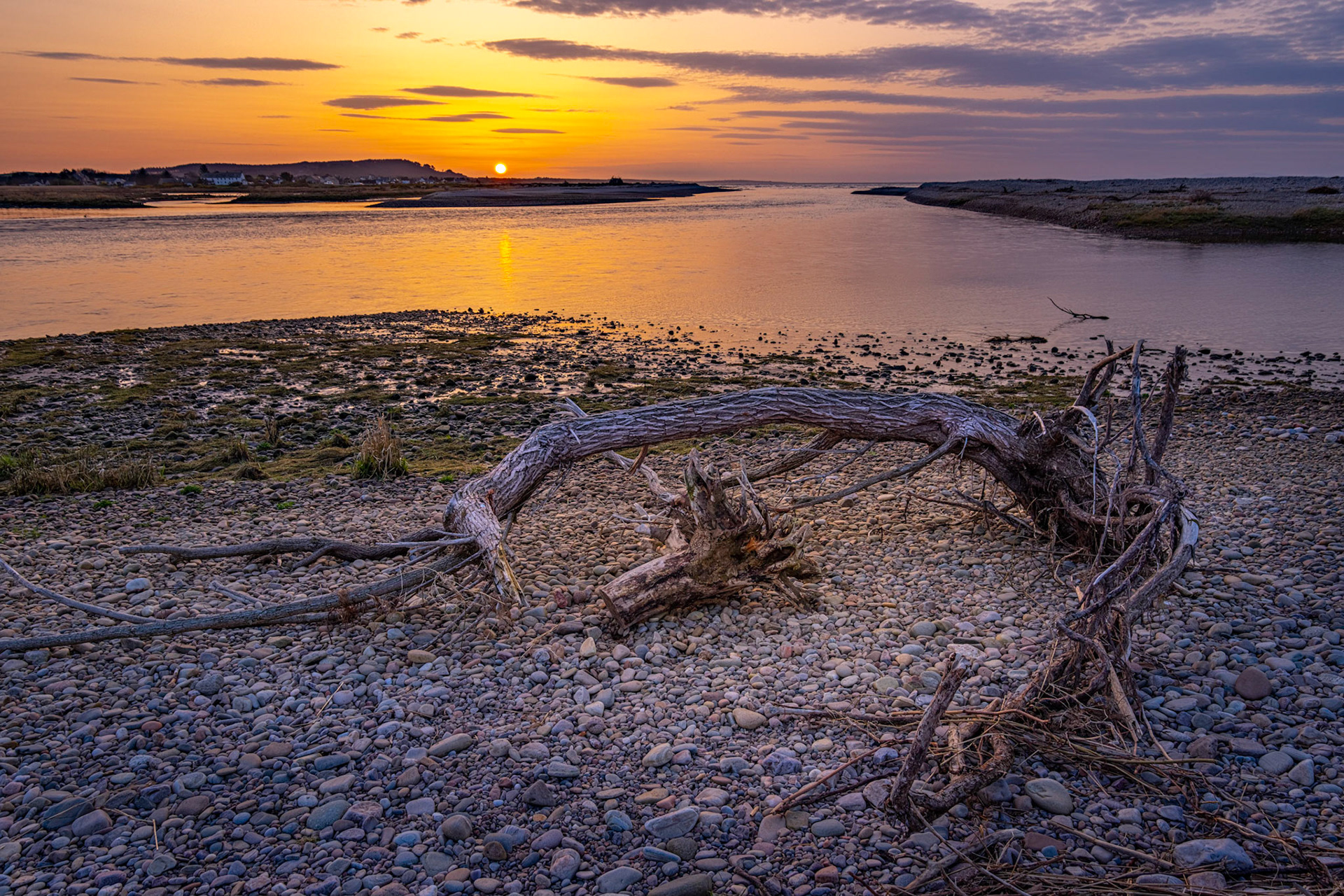 River Spey Estuary at Sunset