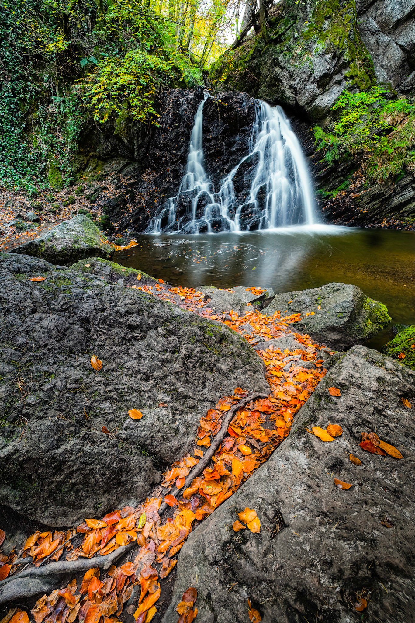 Waterfall at Fairy Glen, Rosemarkie